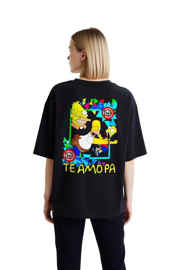 Women's Oversize T-Shirt Short Sleeve Crew Neck Printed Relaxed Fit Casual Wear Comfortable Modern Stylish Elegant