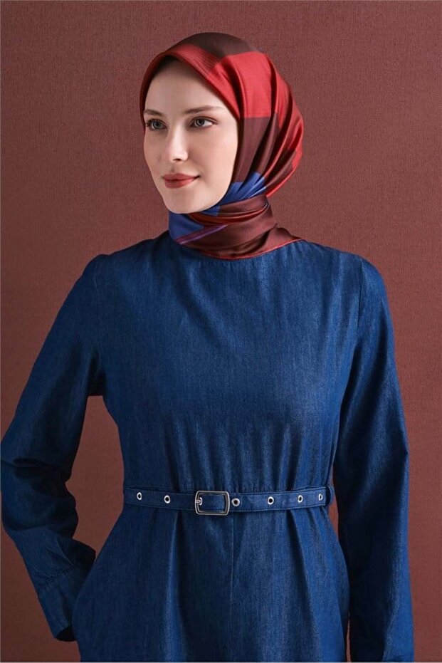 وشاح حرير ساتان 9610D-89