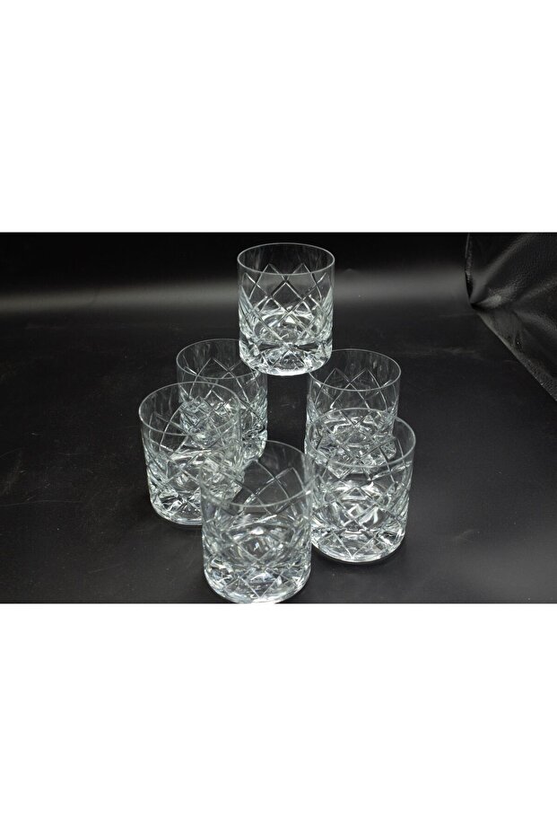 Cut-Out Polo Patterned Whiskey Glass