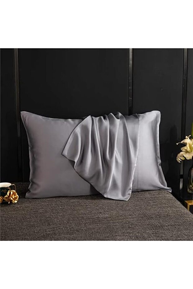Luxury Natural Mulberry Silk Pillowcase Solid Color Envelope Pillow Case 40x70/48x74 Real Silk Prote