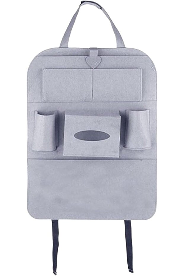 MOTIM Car Back Seat Back Storage With Tissue Box Snacks Mobile Phone Storage Multi-Functional Car Se