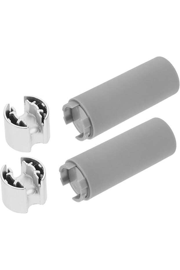 2pcs Grey Curtain Cord Weights with Frosted Handles for Vertical Blinds Window Pulls Plast