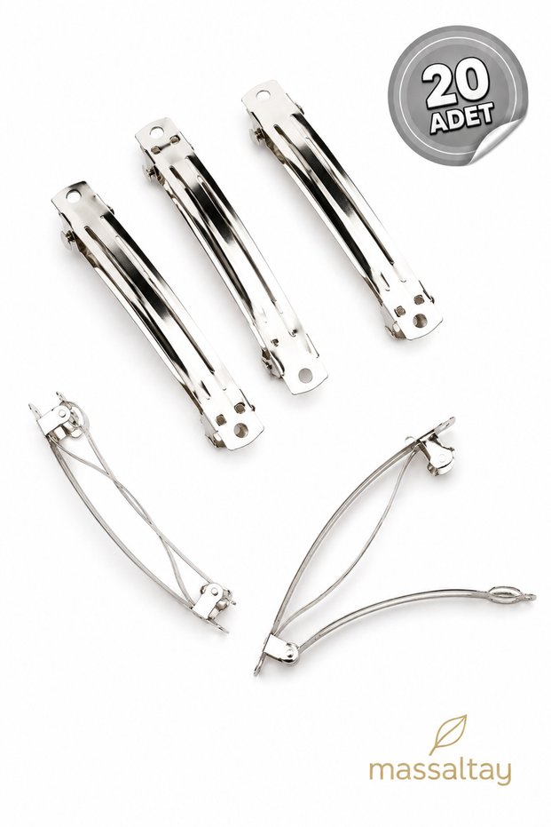 Automatic Hair Clip 6 cm – Decorative Blank Metal Hair Clip Handcrafted Hair Clip Making Accessory