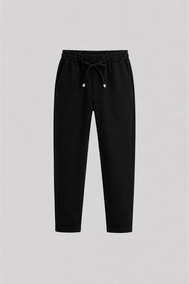Boys' Jogger Pants with Elastic Waist, Lace-Up and Pockets, School Pants and Casual Sweatpants