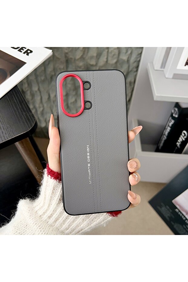 Poco X8 Pro Max GRAY High-end Sle Lychee Leather Anti Fall Protection Phone Back Cover for POCO X8 P