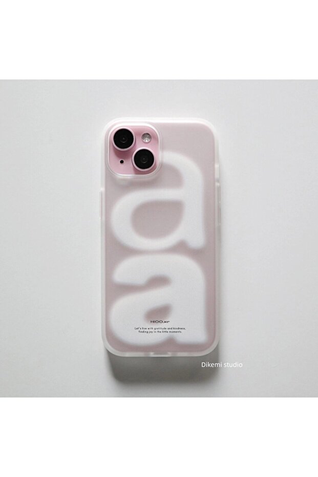 iPhone 15 Only Case Korean Ins Versatile Simple Letter Star Wing Phone Case For iPhone 17 16 E 15 14