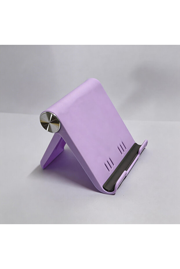 Purple Adjustable Phone Holder Stand Portable Foldable Desktop Phone Support Universal Cell Phone St