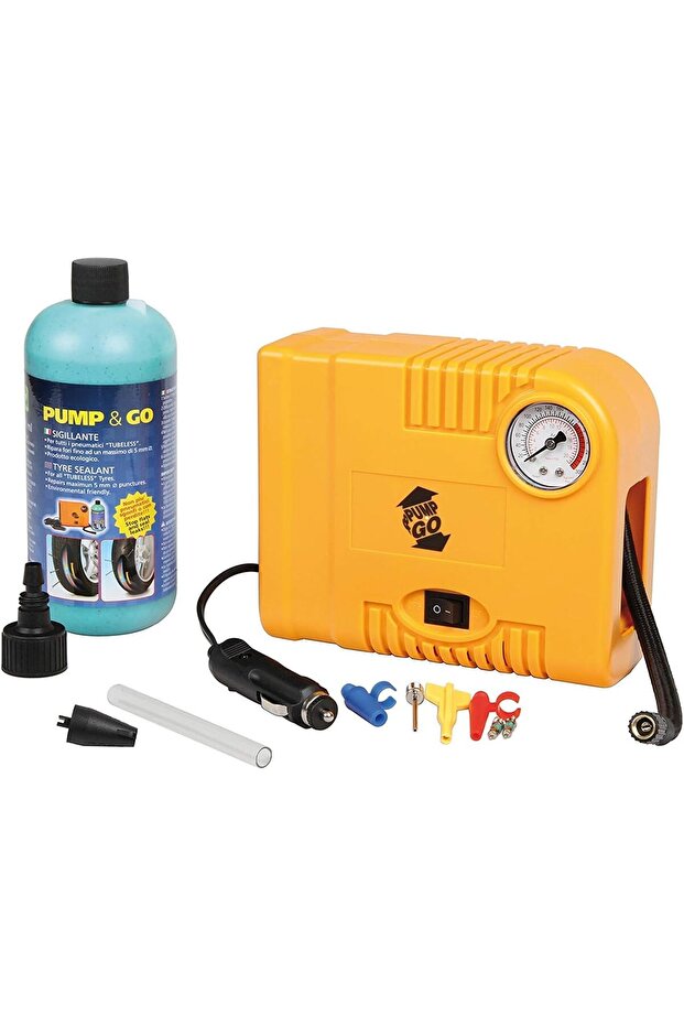 12V Tyre Inflator and Sealant Repair Kit