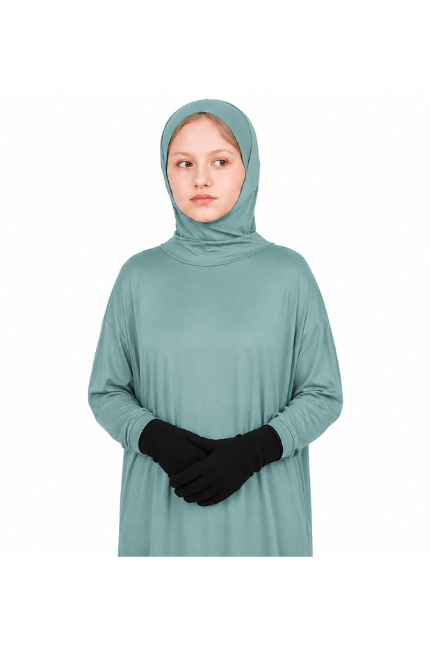 Hijab for Girls, Simple Modest Islamic Headscarf, Full-Coverage Hijab Head Cover for Everyday Modest Wear