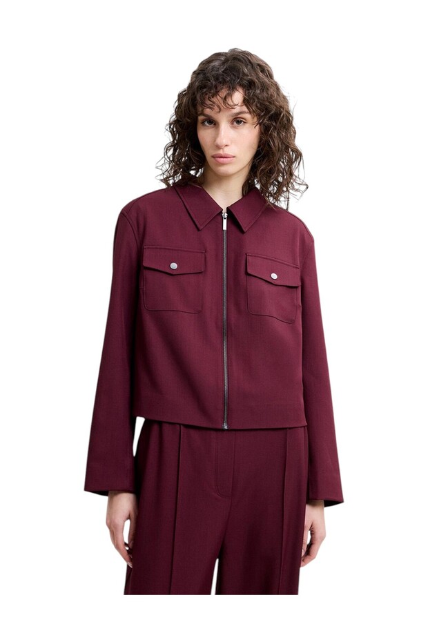 Women Twyla Suiting Structured Hem Jacket