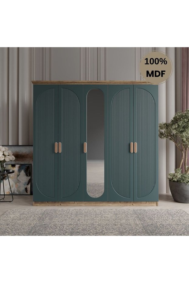 Soho 5 kapak MDF gardırop