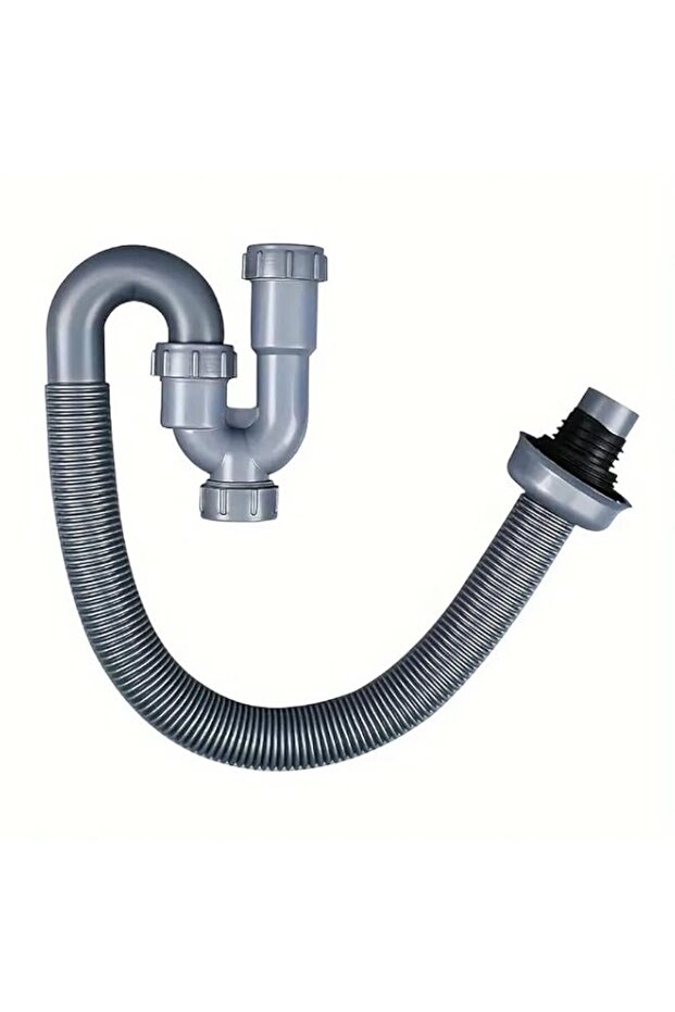 Rubik Drain Pipe, S-Trap Flexible Expandable Hose for Kitchen and Bathroom Sinks