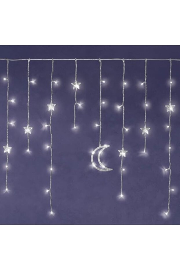 LED Lighted Star & Moon Decoration 3ft