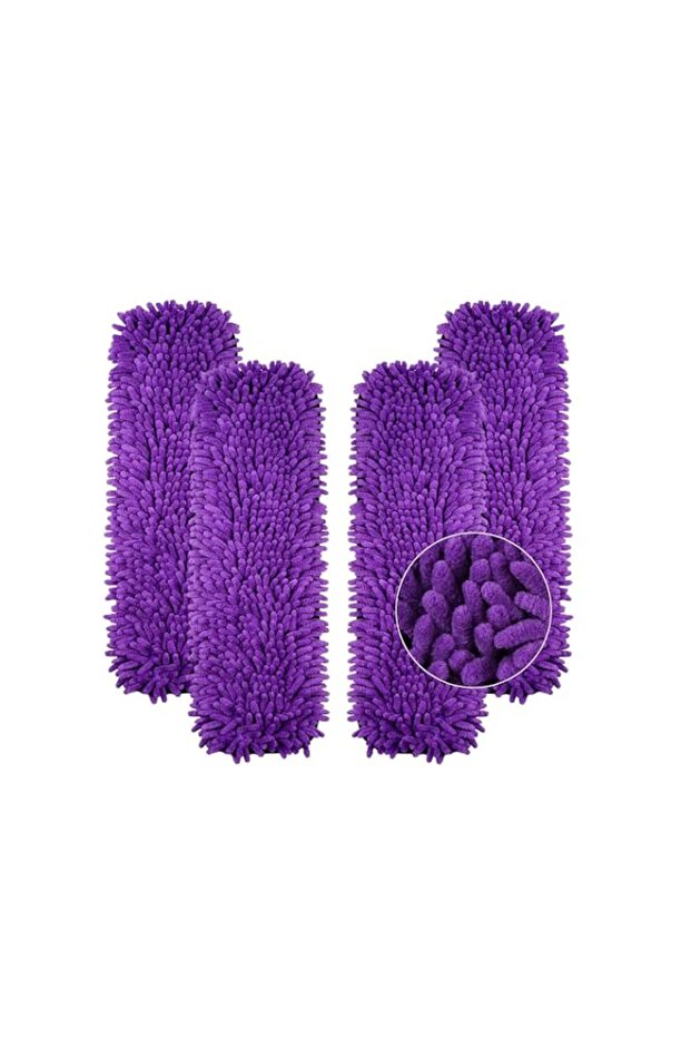 Excefore Mop Pads for Bona - 4 Pack Pet System Microfiber Sweeping Pads, Washable & Reusable Refills for Hard Surface Floors