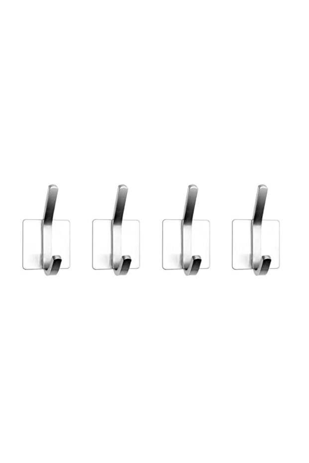 Heavy-Duty Stainless Steel Wall Hook – Weatherproof & Rustproof [4 pcs]