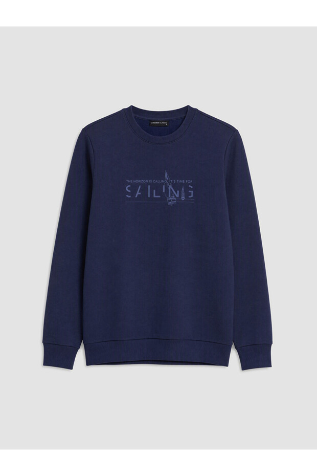 Esvab • Modern & Distinctive Zero Roba Collar Printed Men's Sweatshirt