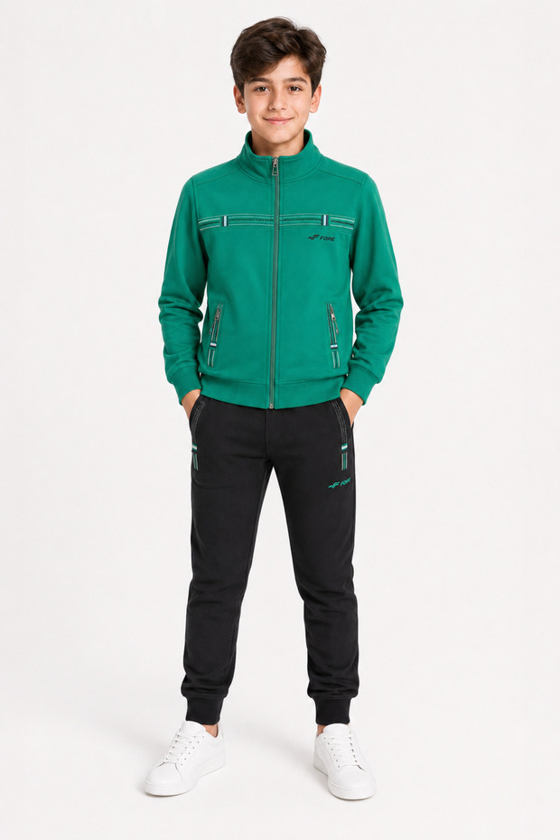 Children's Boys 2 Thread Tracksuit Set-9002