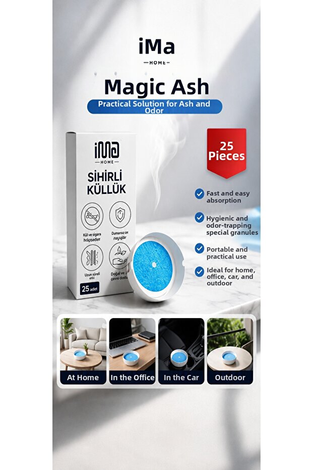 Magic Ashtray 25 Pcs