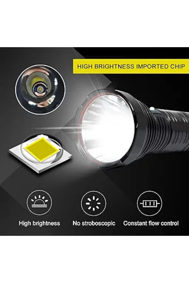 مصباح يدوي LED فائق السطوع 360 درجة - 2