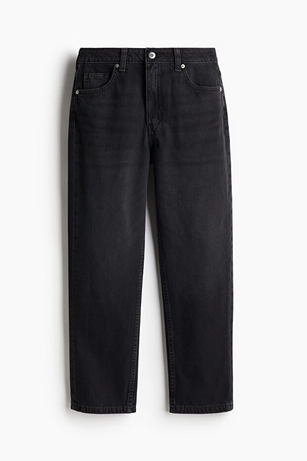 Straight High Ankle Jeans - 1