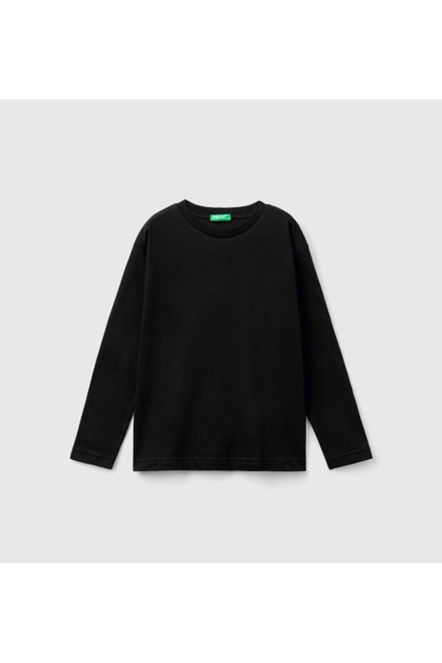 Unisex Collar Dty Benetton Long Sweatshirt Gkb1030