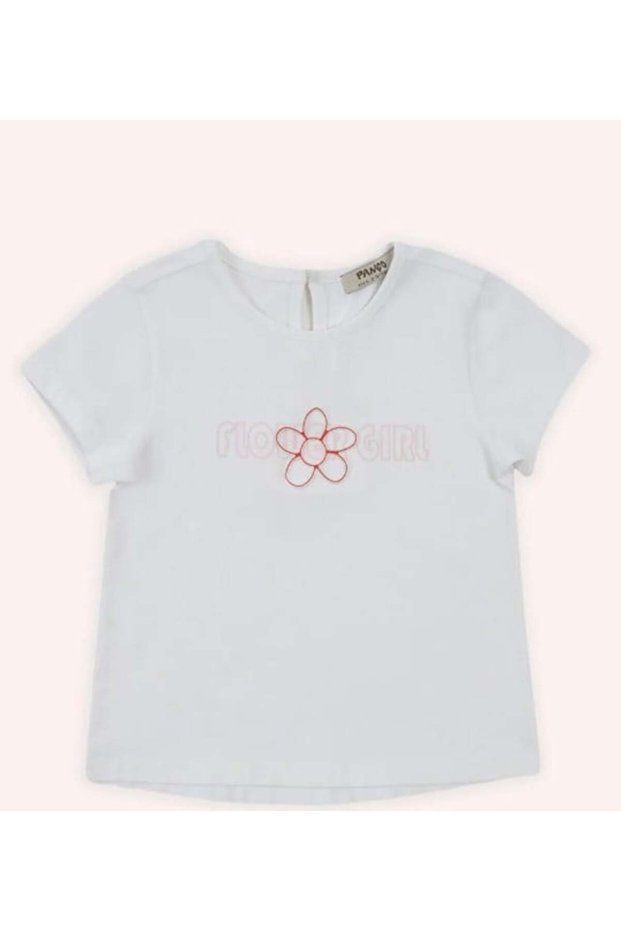 Girl baby flower girl t-shirt gkpn0098