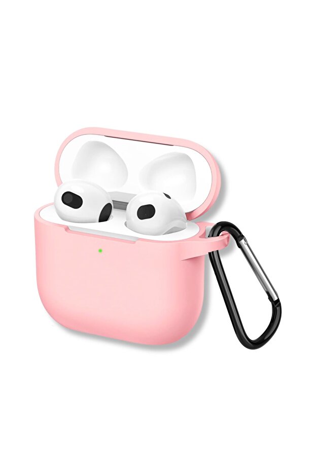 AirPods 4Th Soft Powder Pink Silicone Earphone Case Compatible with Generation