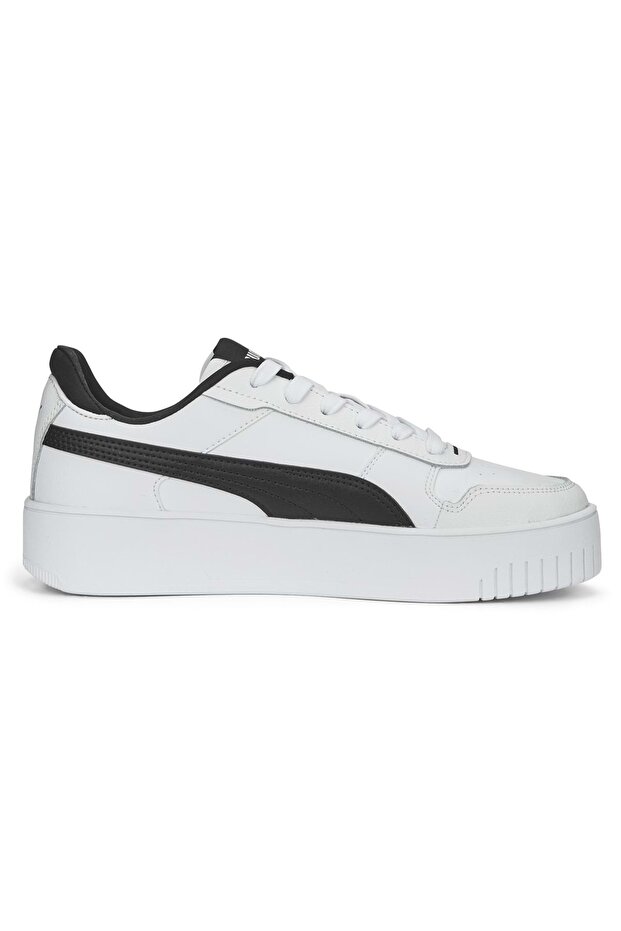 389390 Carina Street Sneaker Unisex Spor Ayakkabı BEYAZ-SİYAH - 3