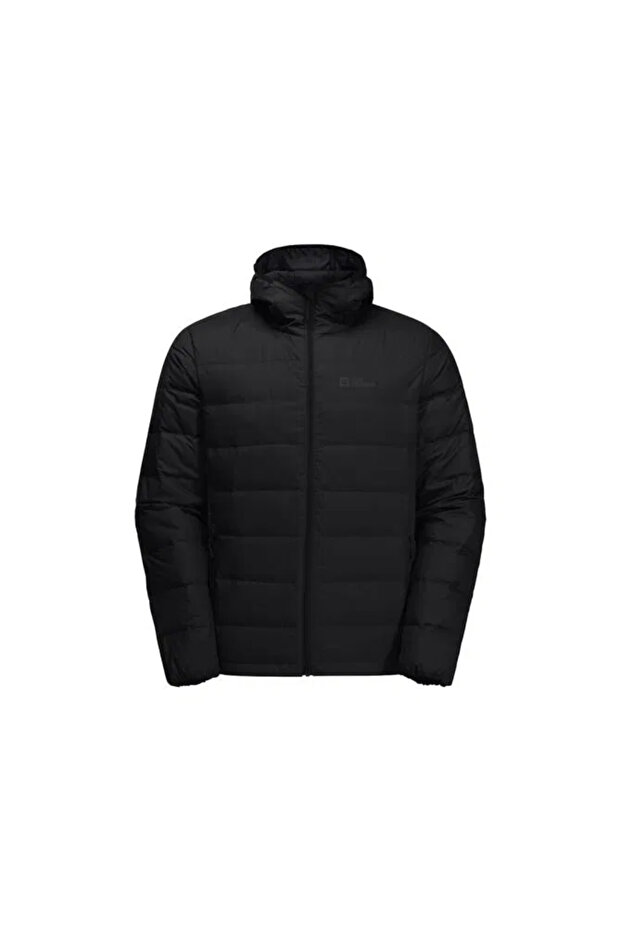 1207671_6000 ATHER DOWN HOODY M Erkek Spor Mont Siyah - 1