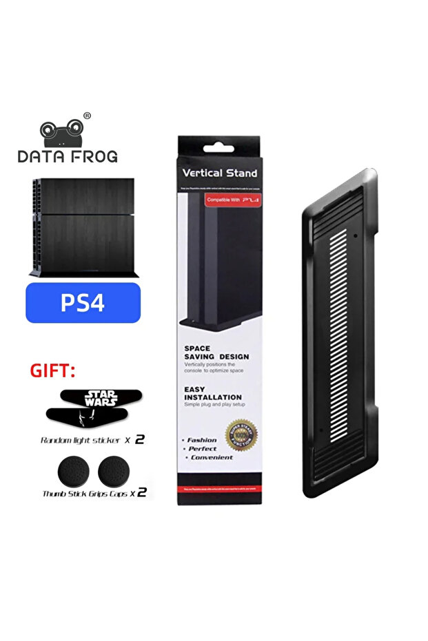 قاعدة تبريد عمودية غير قابلة للانزلاق من DATA FROG لجهاز PS4/PS4 PRO/PS4