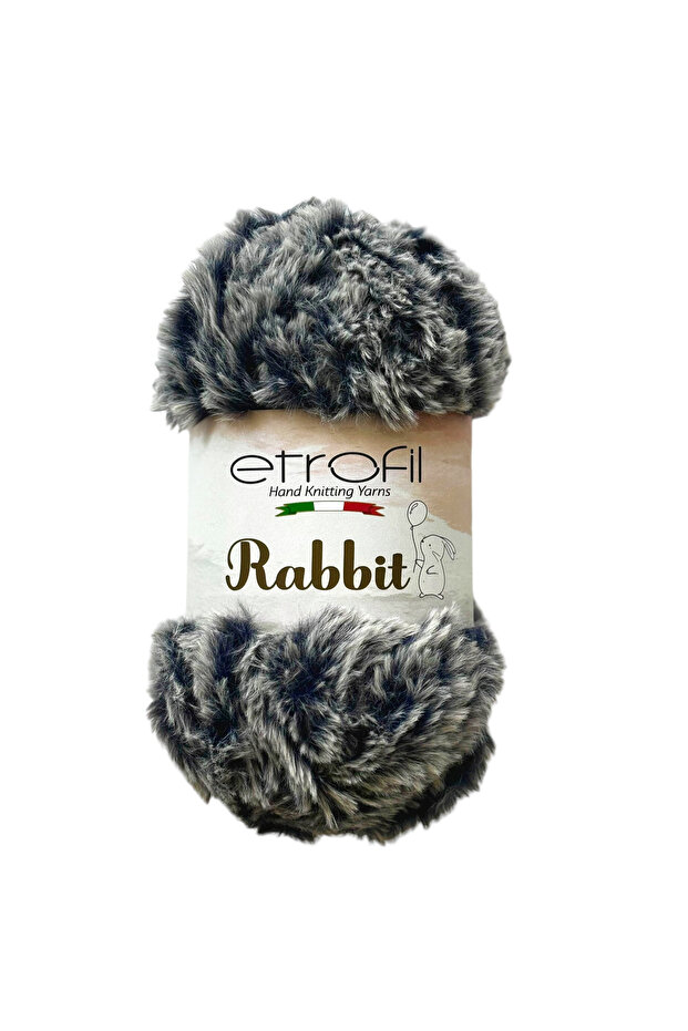 Rabbit Knitting Yarn Smoke Gray 100% Polyester 100g 65m (70548)
