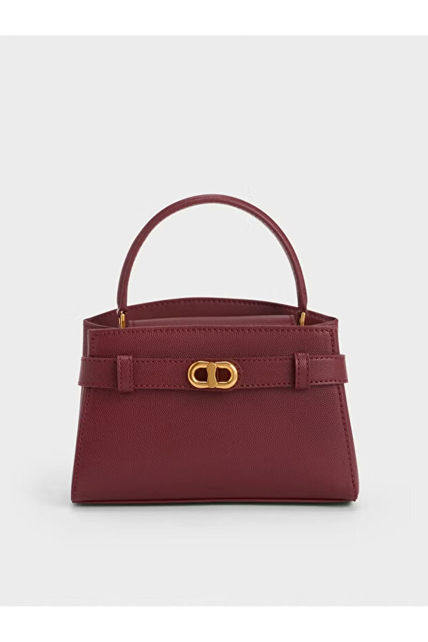 Aubrielle Small Tote - Burgundy