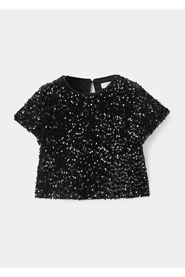 Paillettenbluse - 3