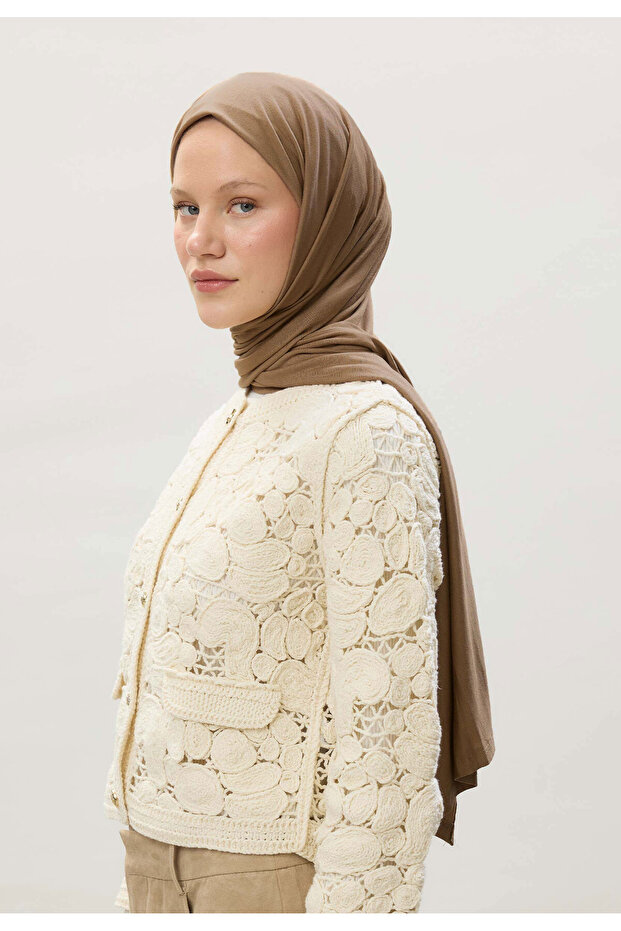 Penye Şal Latte - 4