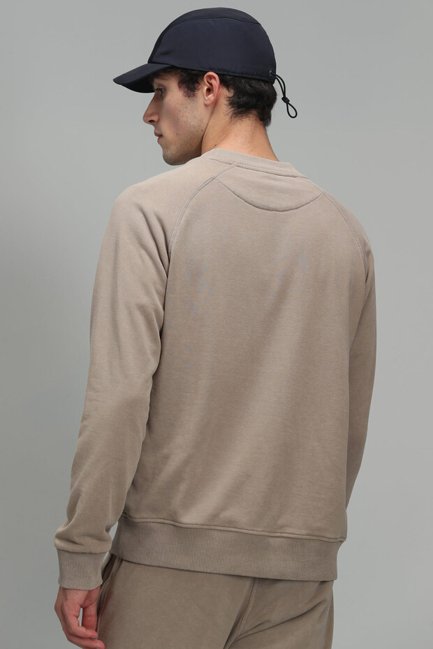 Owen Erkek Sweatshirt Bej - 6