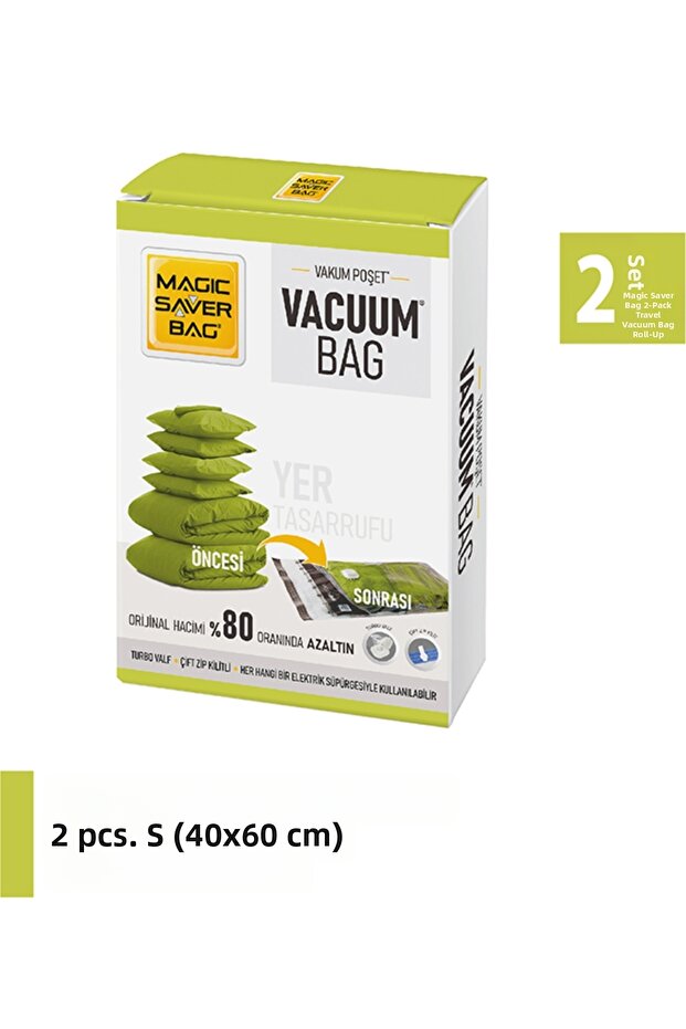 2 Pack Travel Bag Roll-up S