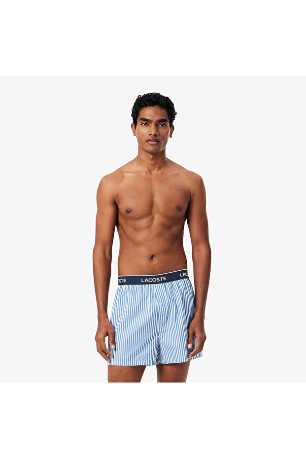 Erkek 3'lü Mavi Boxer - 1