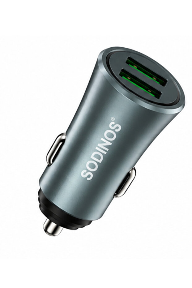 Dual USB Car Charger 2.4A Fast Charging Car Adapter for iPhone, Samsung & Android Devices
