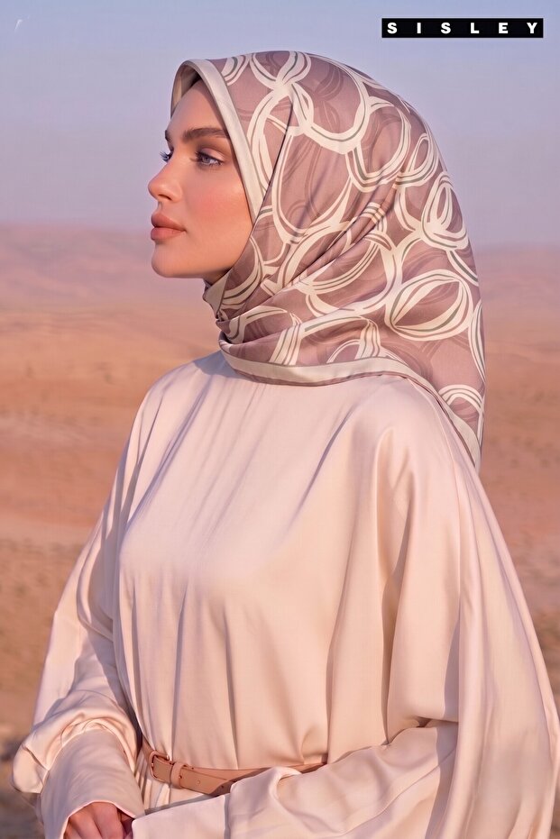 وشاح حرير ساتان-2042-90*90