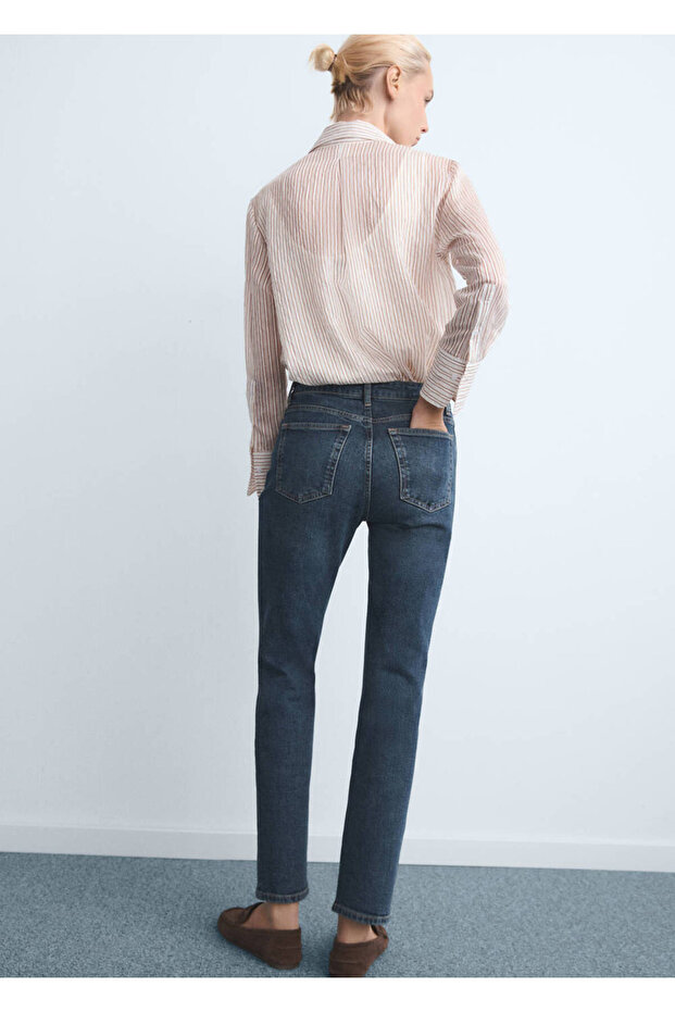 Slim-Jeans mit mittlerer Taille - 4