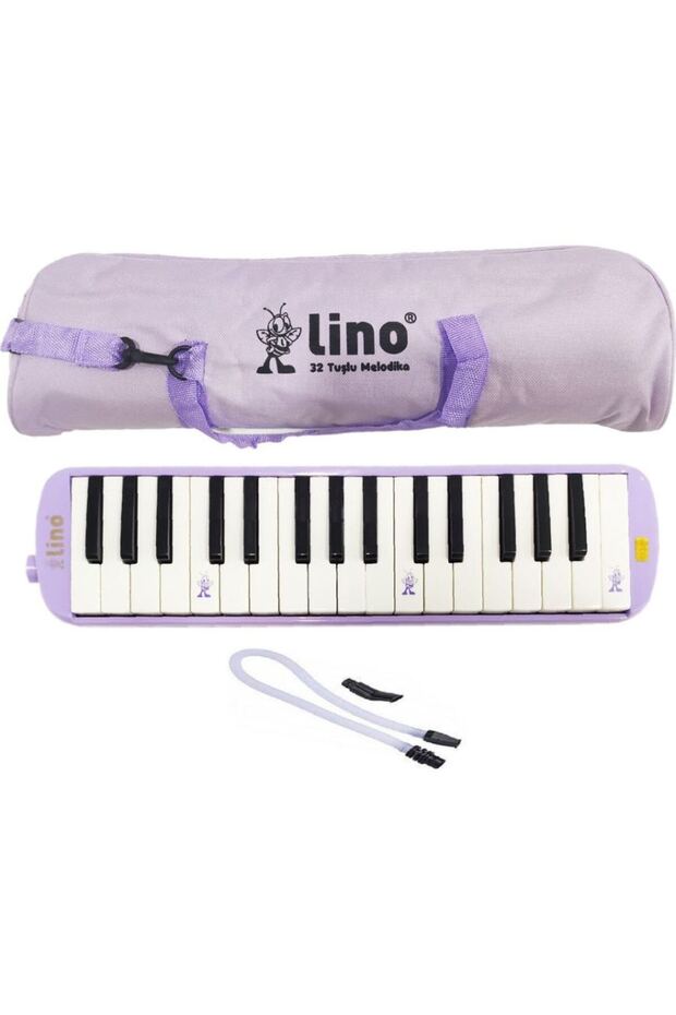 Melodika Cloth Bag with 32 Keys Pastel Purple