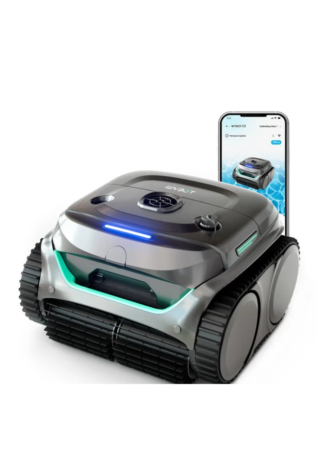 C2 PRO 150M2 KABLOSUZ Otomatik Havuz Süpürge Robotu Hepa Filtre