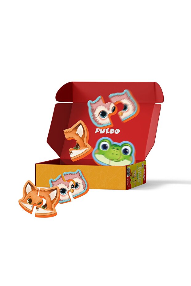 Puffy Baby Puzzle - Hayvanlar +18 Ay - 6