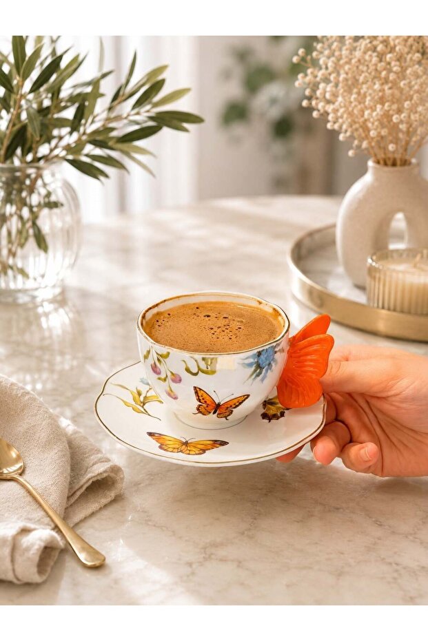 طقم أكواب قهوة Mariposa مكوّن من 6 قطع، سعة 120 مل - P374.101210