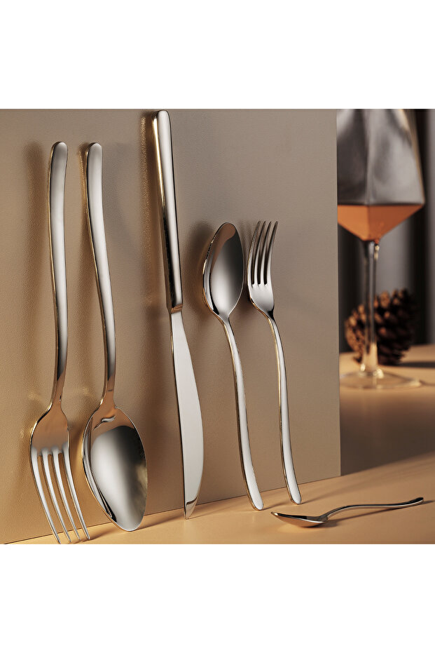 Mira 36 Pieces 6 Person Fork Spoon Knife Set