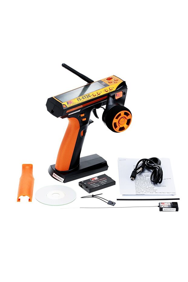 جهاز تحكم عن بعد GT3C-C Flysky FS-GT3C 2.4 جيجاهرتز 3CH مع جهاز إرسال راديو LCD مع جهاز استقبال FS-GR3E لـ R