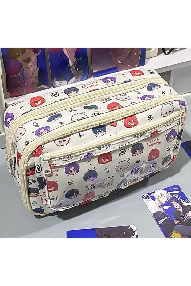 Bandai pencil case Blue Lock Itabag Cartoon Isani Yoicki Flap Pencil Case Magnetic Flap Holiday Gift