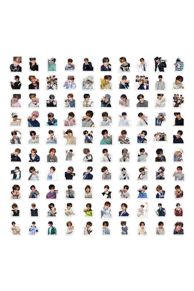 100PCS 100 PCS NEW KPOP Tws stickers Waterproof Cool Luggage Skateboard Phone Bike Car Fans Collect