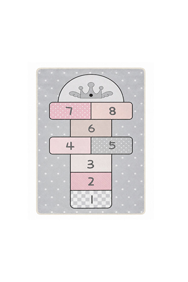 - Adrianna's Skip-Hop Game Rug - Grey