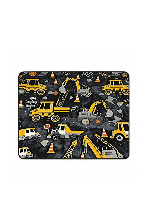 Construction Cushion Play Mat Rug – Soft Padded Carpet with Non-Slip Backing